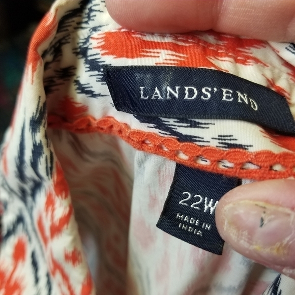 Lands End ikat sleeveless shirt dress - Picture 6 of 9